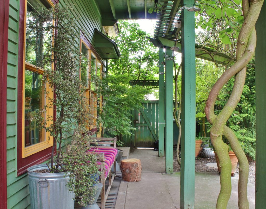 Eclectic porch photo by Kimberley Bryan | Outdoor Photos | Porch | Landscaping | Landscape Design | Outdoor Living Space | Porch Design Ideas | Outdoor Living Space Ideas | Backyard Design