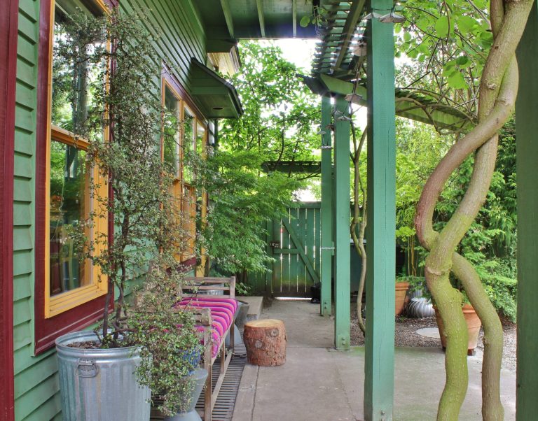 Eclectic porch photo by Kimberley Bryan | Outdoor Photos | Porch | Landscaping | Landscape Design | Outdoor Living Space | Porch Design Ideas | Outdoor Living Space Ideas | Backyard Design