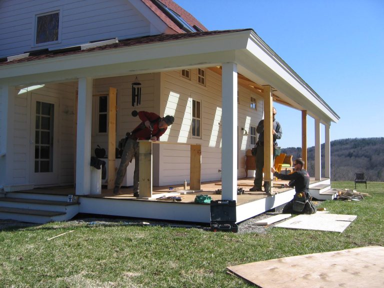Eclectic porch photo in Boston by the small building company | Outdoor Photos | Porch | Landscaping | Landscape Design | Outdoor Living Space | Porch Design Ideas | Outdoor Living Space Ideas | Backyard Design