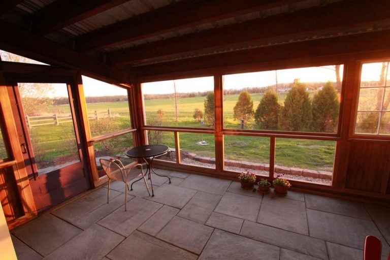 Eclectic screened-in porch idea in Burlington by Lewis Creek Builders | Outdoor Photos | Porch | Landscaping | Landscape Design | Outdoor Living Space | Porch Design Ideas | Outdoor Living Space Ideas | Backyard Design