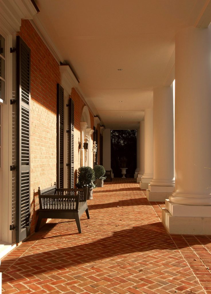 Elegant front porch photo in Dallas by | Outdoor Photos | Porch | Landscaping | Landscape Design | Outdoor Living Space | Porch Design Ideas | Outdoor Living Space Ideas | Backyard Design