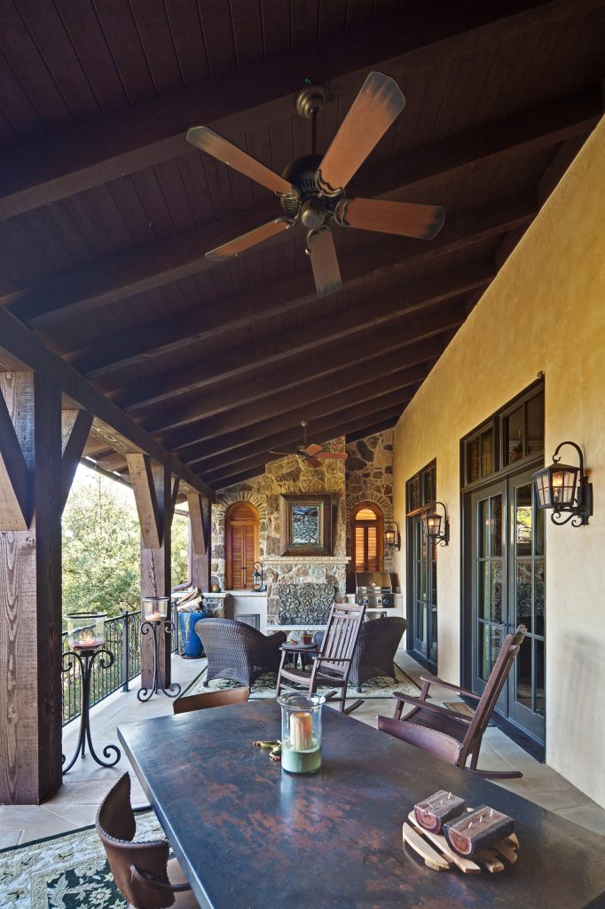 Elegant porch photo in Austin by Gottesman Residential Real Estate | Outdoor Photos | Porch | Landscaping | Landscape Design | Outdoor Living Space | Porch Design Ideas | Outdoor Living Space Ideas | Backyard Design