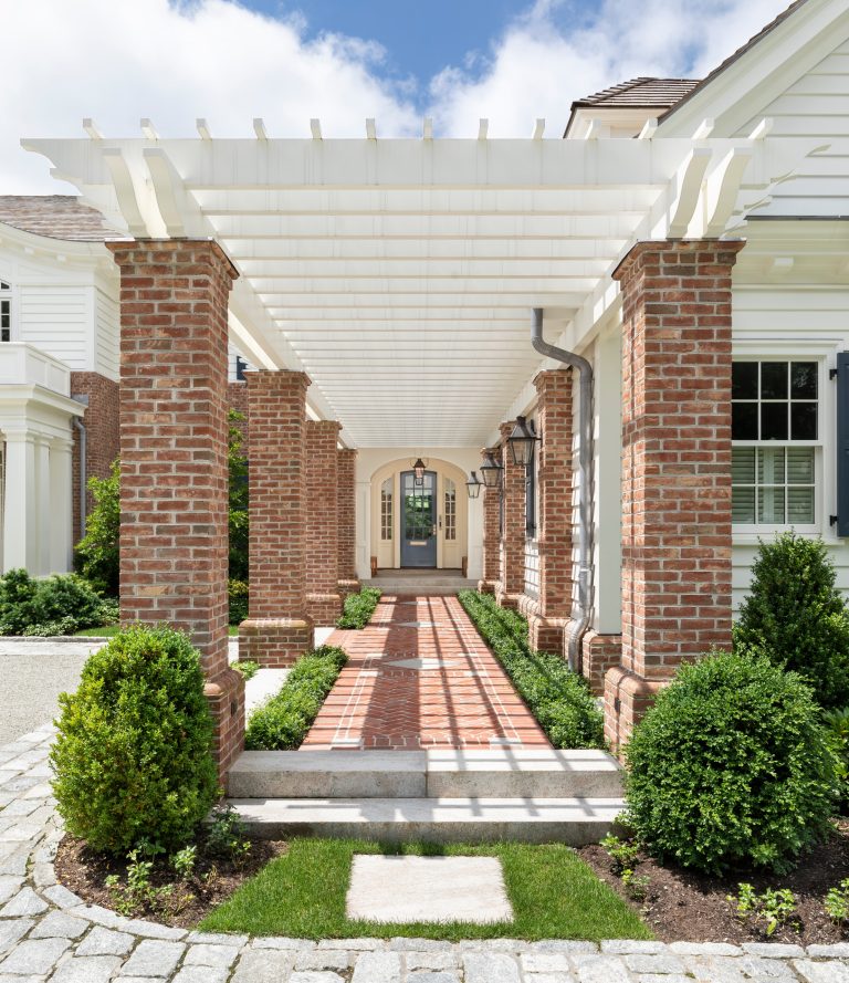 Elegant porch photo in Boston by C.H. Newton Builders, Inc | Outdoor Photos | Porch | Landscaping | Landscape Design | Outdoor Living Space | Porch Design Ideas | Outdoor Living Space Ideas | Backyard Design