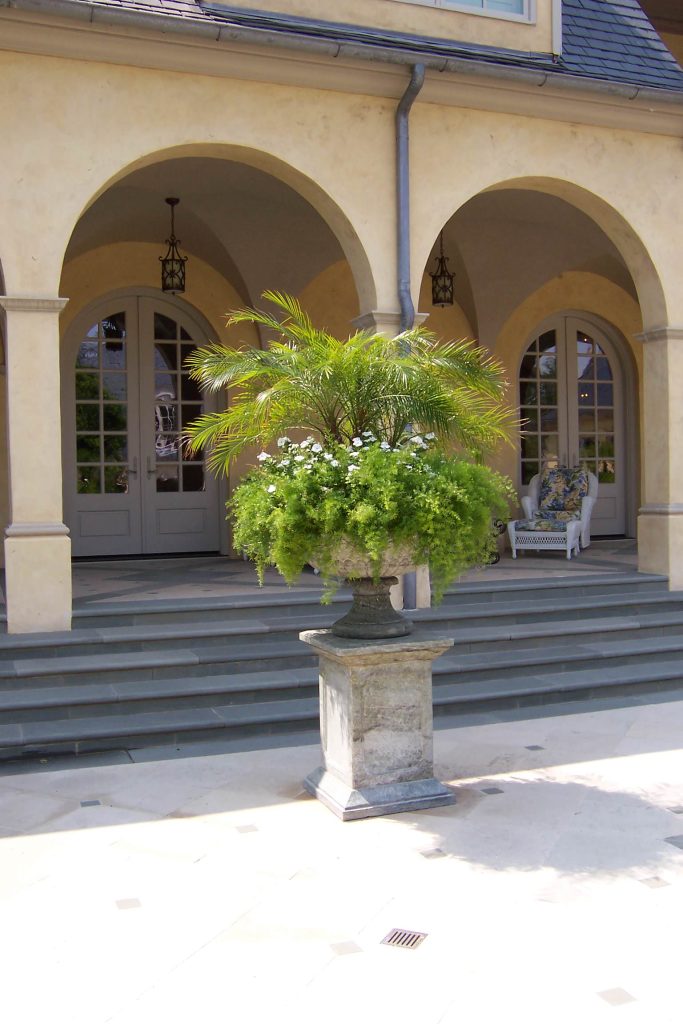 Elegant porch photo in Dallas by HGC Residential Development | Outdoor Photos | Porch | Landscaping | Landscape Design | Outdoor Living Space | Porch Design Ideas | Outdoor Living Space Ideas | Backyard Design