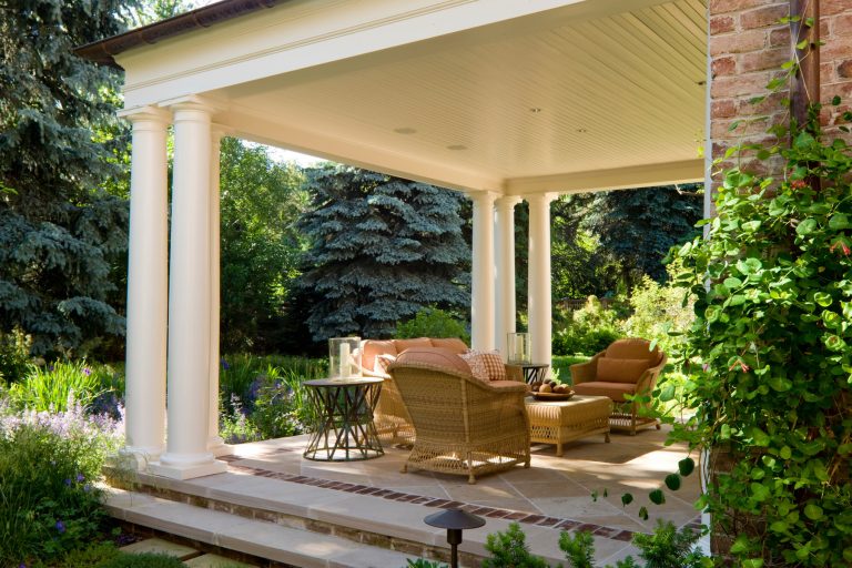 Elegant porch photo in Denver by Mountain View Decks | Outdoor Photos | Porch | Landscaping | Landscape Design | Outdoor Living Space | Porch Design Ideas | Outdoor Living Space Ideas | Backyard Design