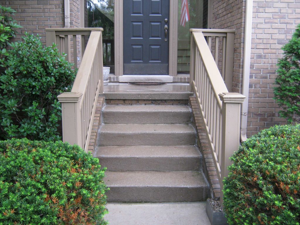 Elegant porch photo in Detroit by At Home | Outdoor Photos | Porch | Landscaping | Landscape Design | Outdoor Living Space | Porch Design Ideas | Outdoor Living Space Ideas | Backyard Design