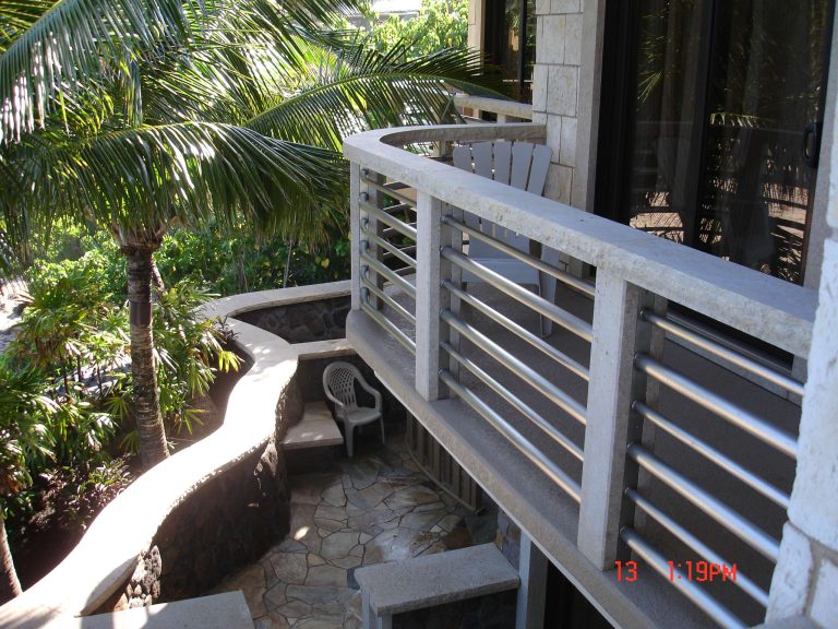 Elegant porch photo in Hawaii by Luke Busker Masonry LLC | Outdoor Photos | Porch | Landscaping | Landscape Design | Outdoor Living Space | Porch Design Ideas | Outdoor Living Space Ideas | Backyard Design