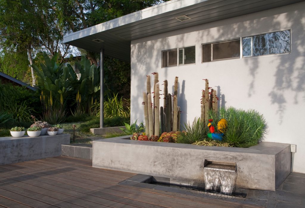 Elegant porch photo in Los Angeles with decking by Environmental Design Studio | Outdoor Photos | Porch | Landscaping | Landscape Design | Outdoor Living Space | Porch Design Ideas | Outdoor Living Space Ideas | Backyard Design