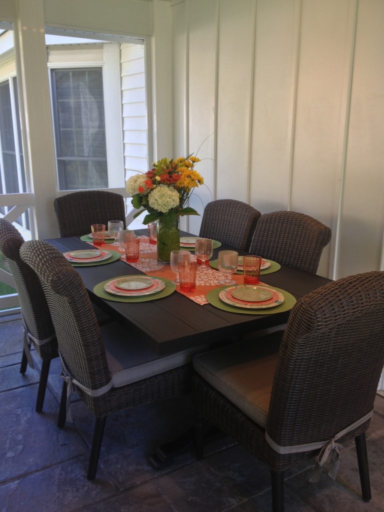 Elegant porch photo in St Louis by At Home | Outdoor Photos | Porch | Landscaping | Landscape Design | Outdoor Living Space | Porch Design Ideas | Outdoor Living Space Ideas | Backyard Design