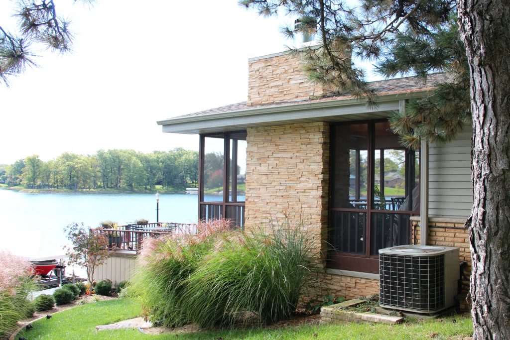 Elegant screened-in back porch photo in Chicago by Ozella Construction, Inc. | Outdoor Photos | Porch | Landscaping | Landscape Design | Outdoor Living Space | Porch Design Ideas | Outdoor Living Space Ideas | Backyard Design