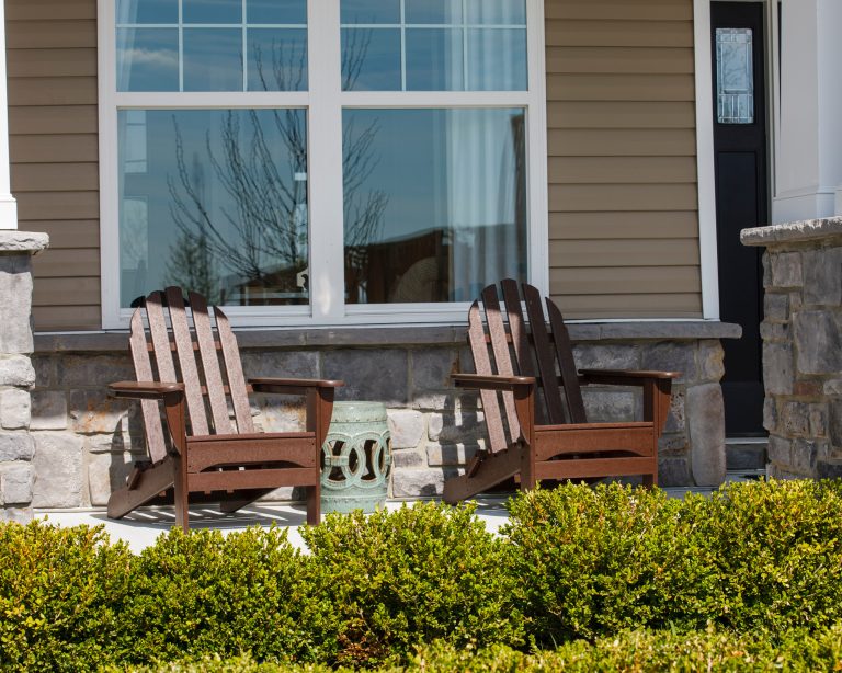 Enjoy the beautiful weather on the large front porch.