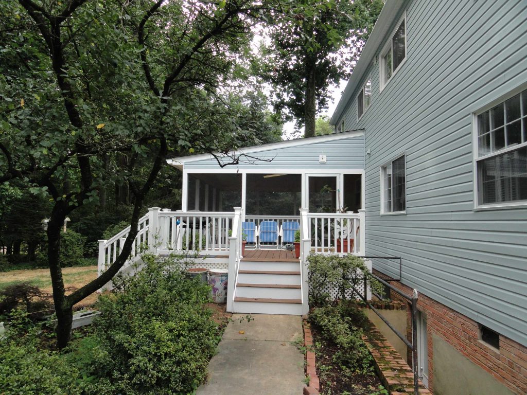Entry to New Screened Porch