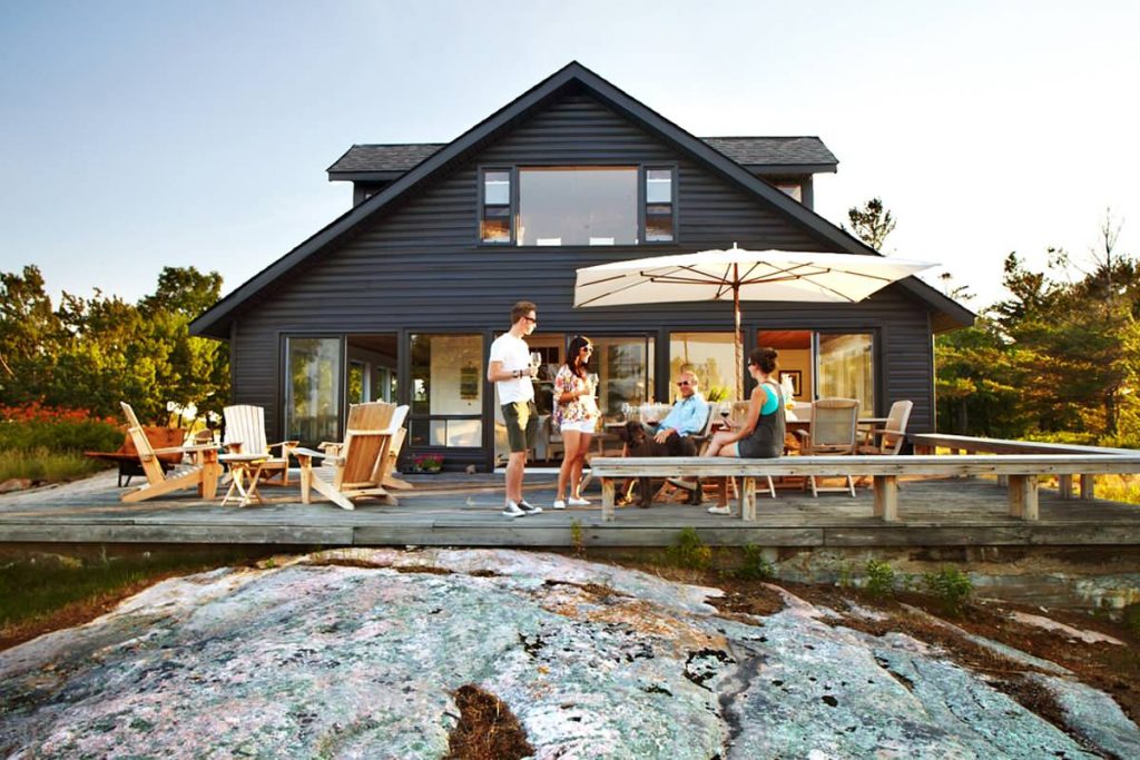 Example of a beach style deck design in Dallas