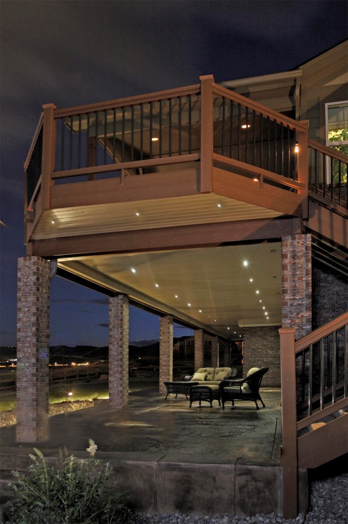 Example of a classic deck design in Denver