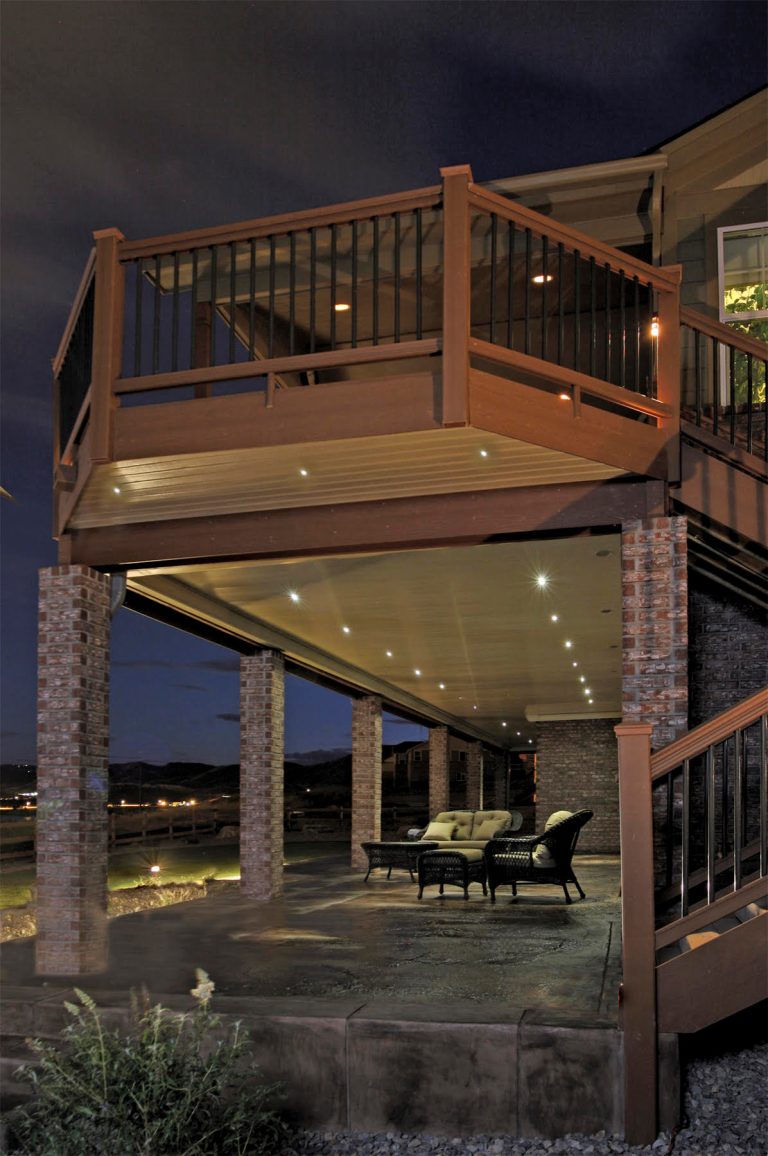 Example of a classic deck design in Denver