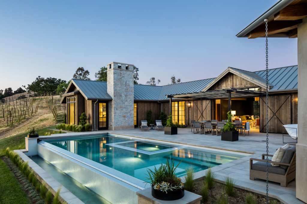 Example of a country pool design in Santa Barbara