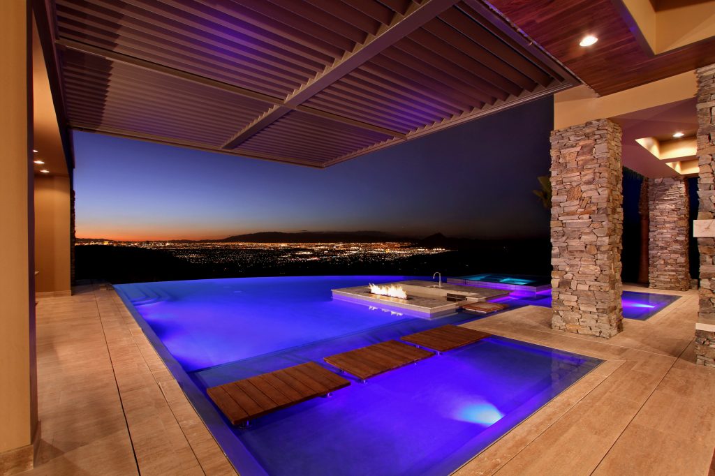 Example of a pool design in Las Vegas