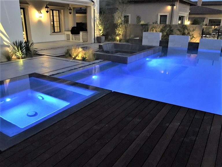 Example of a pool design in Orange County
