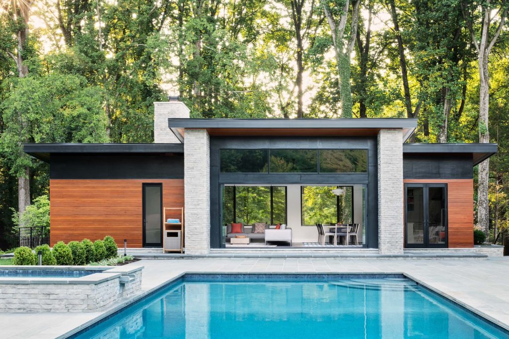 Example of a trendy pool design in DC Metro