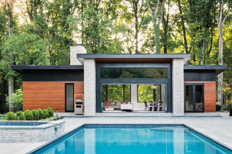 Example of a trendy pool design in DC Metro