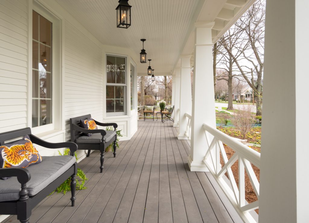 Finished renovation of Early American Farmhouse. Photo by Karen Knecht Photography