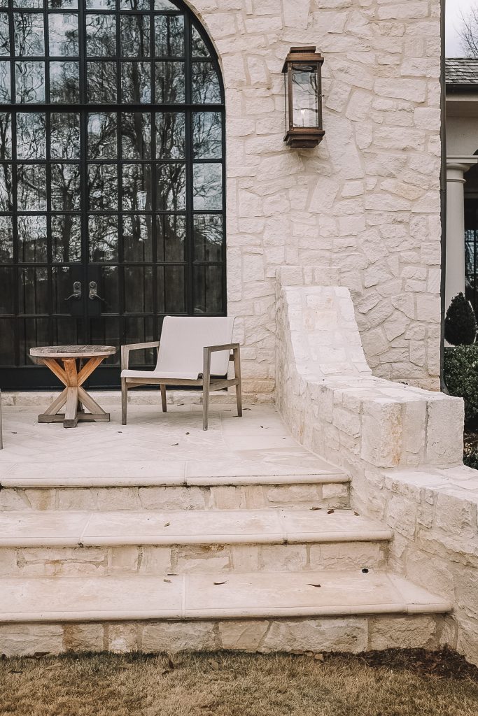 FireRock Pavers featured outside the impeccable home of Ladisic Fine Homes in Atlanta, GA