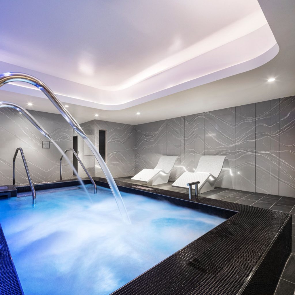 From the reception desk to the sauna, stunning Cambria surfaces are the common denominator in the luxurious Hotel Ivy’s Anda Spa.

Featured design: Queen Anne by Cambria | Pool design | Pool Contracting | Swimming Pool Ideas | Swimming Pool Design Ideas