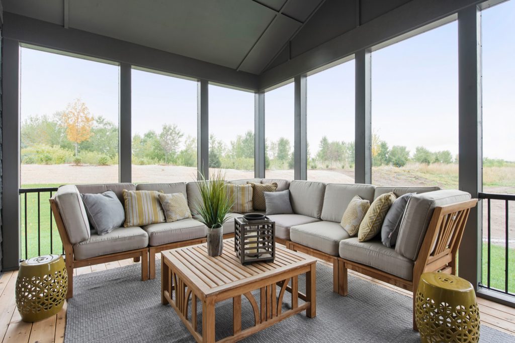 Hayward Model - Heritage Collection Pricing, floorplans, virtual tours, community information & more at https://www.robertthomashomes.com/ by Robert Thomas Homes | Outdoor Photos | Porch | Landscaping | Landscape Design | Outdoor Living Space | Porch Design Ideas | Outdoor Living Space Ideas | Backyard Design
