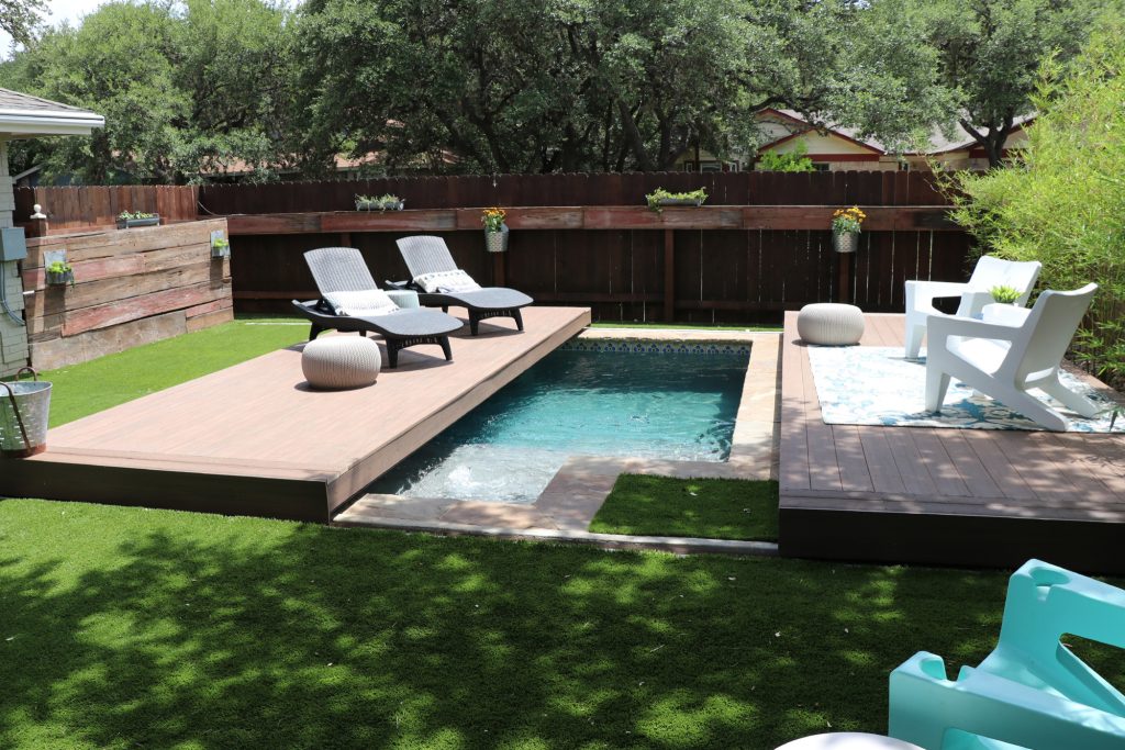 Hidden pool revealed. Kelly Daacon