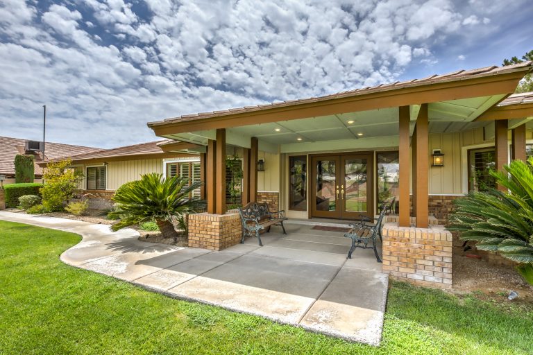 Huge elegant porch photo in Las Vegas by LV3D Real Estate Imagery | Outdoor Photos | Porch | Landscaping | Landscape Design | Outdoor Living Space | Porch Design Ideas | Outdoor Living Space Ideas | Backyard Design