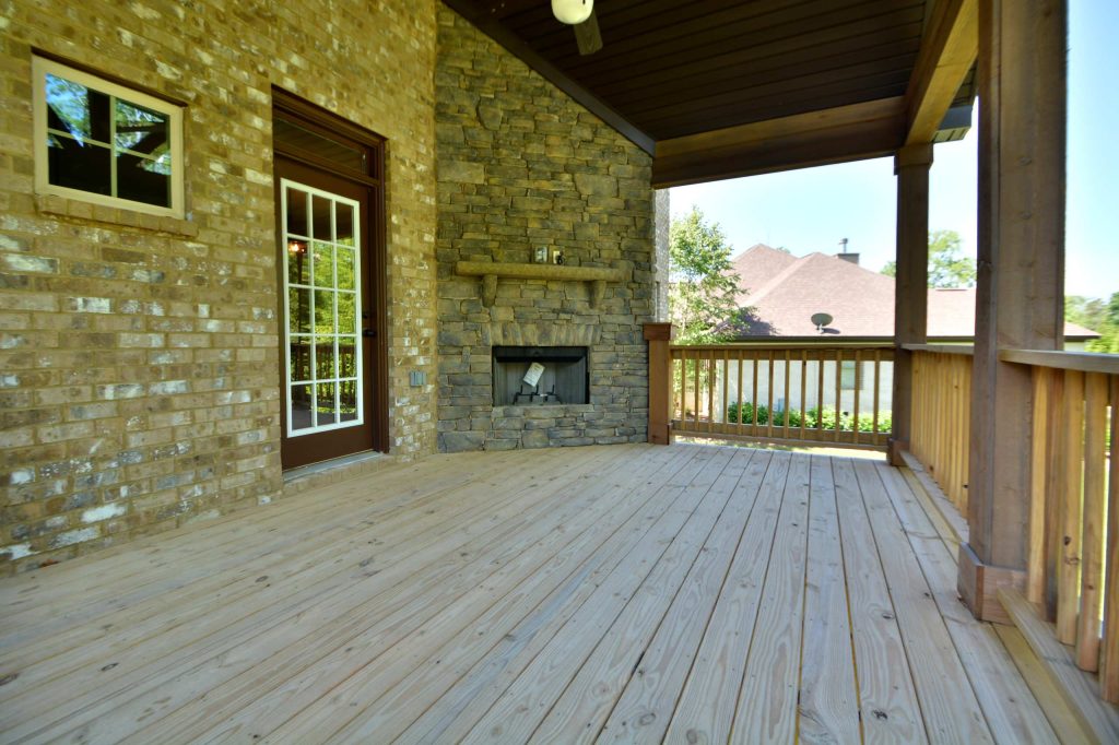 Hughston Homes' Game Day Porch located in the Camden Floor Plan - 2323 Morgan Drive / Auburn, Alabama