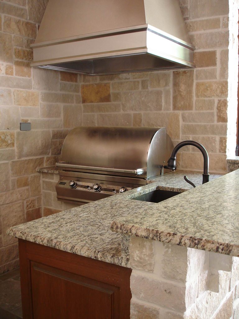 Inspiration for a back porch remodel in Austin by East Texas Granite & Marble | Outdoor Photos | Porch | Landscaping | Landscape Design | Outdoor Living Space | Porch Design Ideas | Outdoor Living Space Ideas | Backyard Design