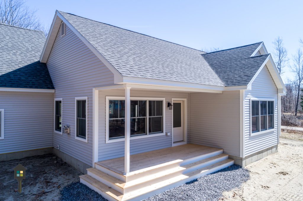 Inspiration for a coastal front porch remodel in Portland Maine by John Libby Construction | Outdoor Photos | Porch | Landscaping | Landscape Design | Outdoor Living Space | Porch Design Ideas | Outdoor Living Space Ideas | Backyard Design