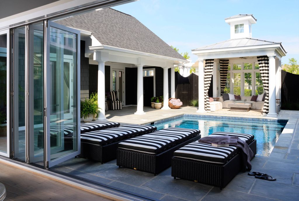 Inspiration for a coastal pool remodel in DC Metro