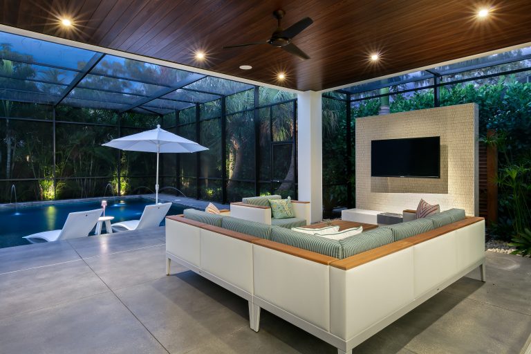 Inspiration for a coastal porch remodel in Tampa by David K. Lowe - Interior Design | Outdoor Photos | Porch | Landscaping | Landscape Design | Outdoor Living Space | Porch Design Ideas | Outdoor Living Space Ideas | Backyard Design