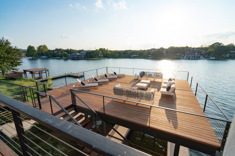 Inspiration for a contemporary deck remodel in Austin