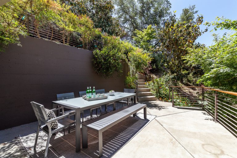 Inspiration for a contemporary metal railing deck remodel in San Francisco with no cover