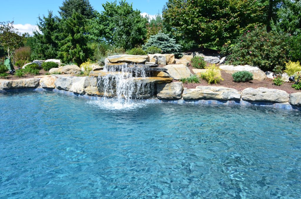 Inspiration for a contemporary pool remodel in Philadelphia