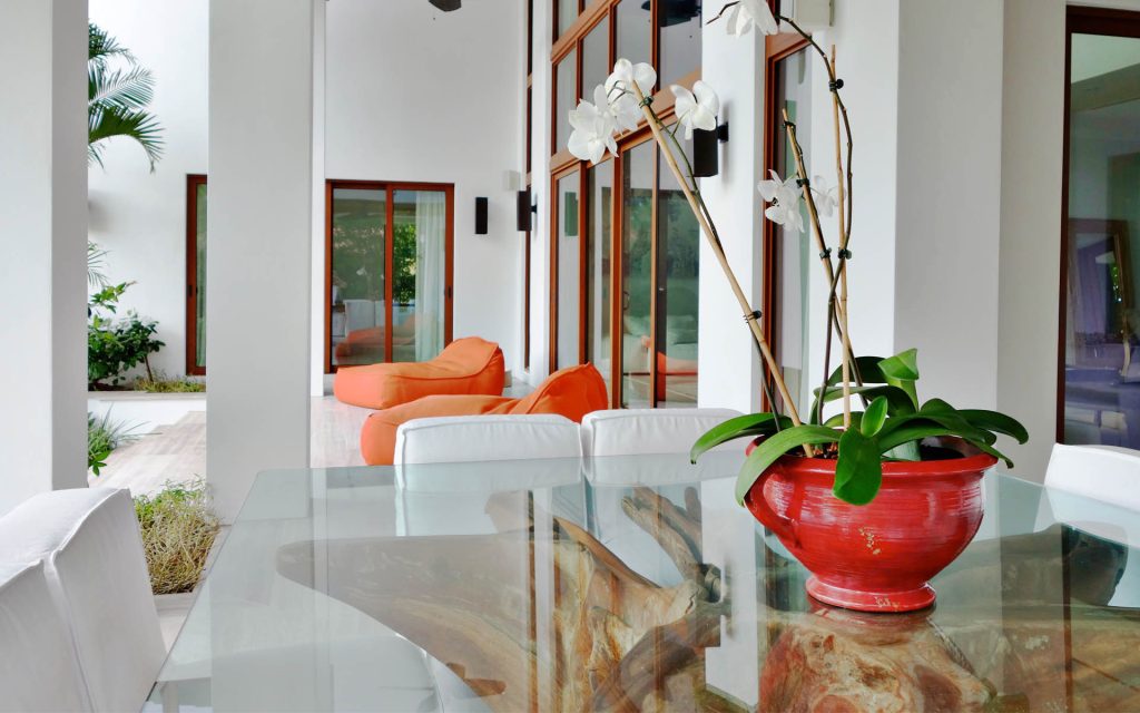 Inspiration for a contemporary porch remodel in Miami by CMA Design Studio Inc | Outdoor Photos | Porch | Landscaping | Landscape Design | Outdoor Living Space | Porch Design Ideas | Outdoor Living Space Ideas | Backyard Design