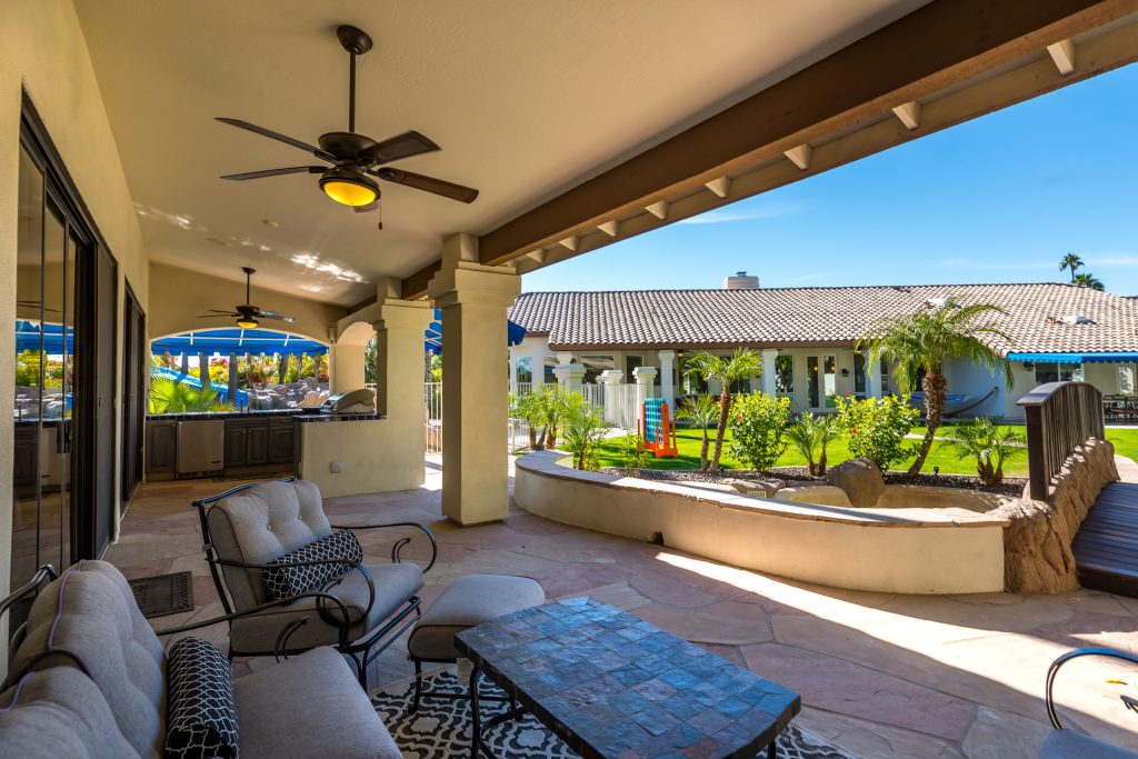 Inspiration for a contemporary porch remodel in Phoenix by Resort Style Vacation Homes | Outdoor Photos | Porch | Landscaping | Landscape Design | Outdoor Living Space | Porch Design Ideas | Outdoor Living Space Ideas | Backyard Design