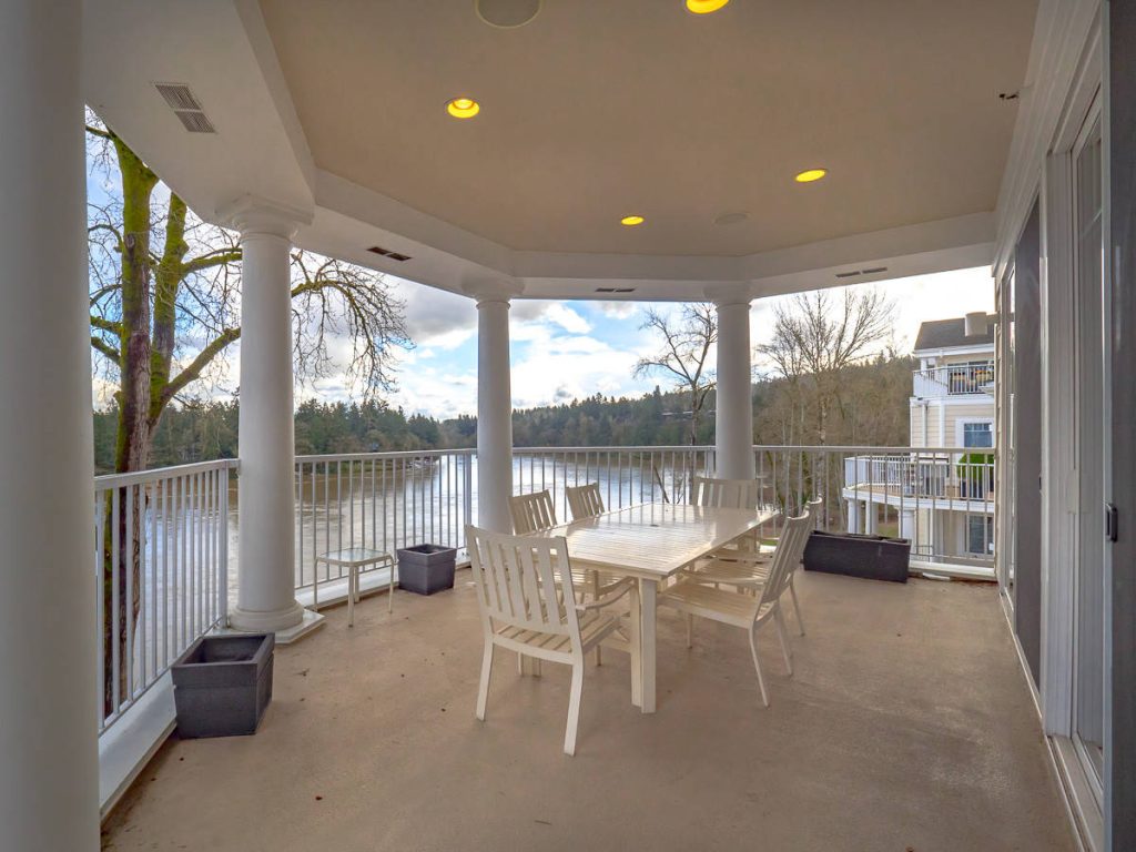 Inspiration for a contemporary porch remodel in Portland by Harnish Properties | Outdoor Photos | Porch | Landscaping | Landscape Design | Outdoor Living Space | Porch Design Ideas | Outdoor Living Space Ideas | Backyard Design