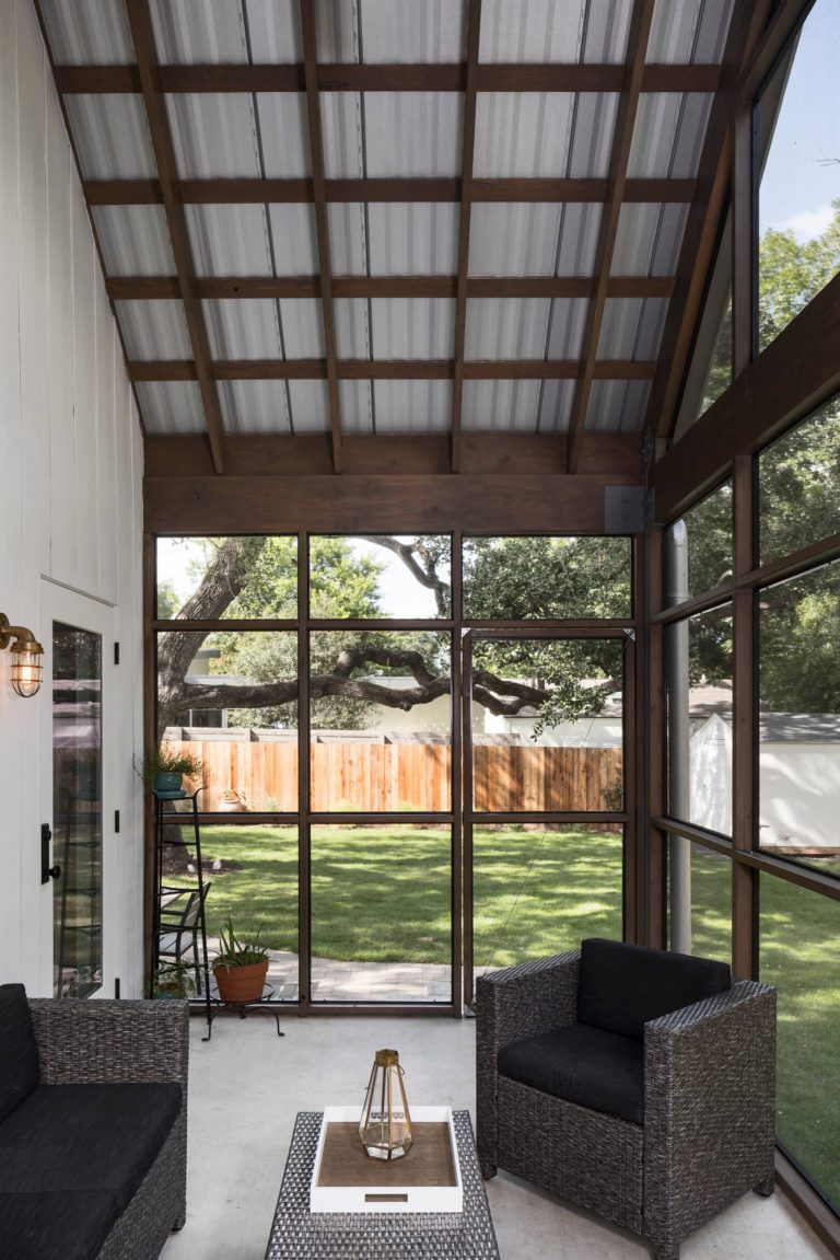 Inspiration for a cottage porch remodel in Austin by Glauser Building Company | Outdoor Photos | Porch | Landscaping | Landscape Design | Outdoor Living Space | Porch Design Ideas | Outdoor Living Space Ideas | Backyard Design