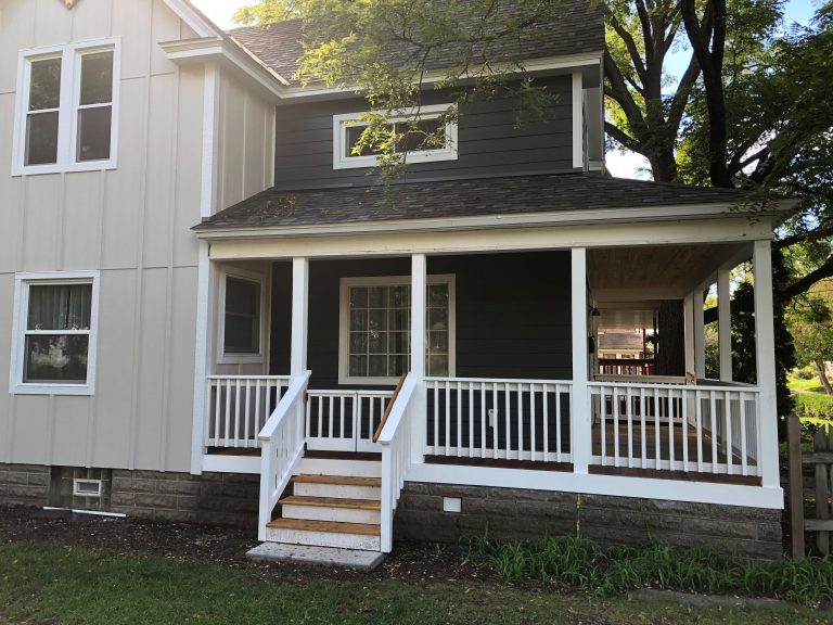 Inspiration for a cottage porch remodel in Minneapolis by Inhabit Landscapes | Outdoor Photos | Porch | Landscaping | Landscape Design | Outdoor Living Space | Porch Design Ideas | Outdoor Living Space Ideas | Backyard Design