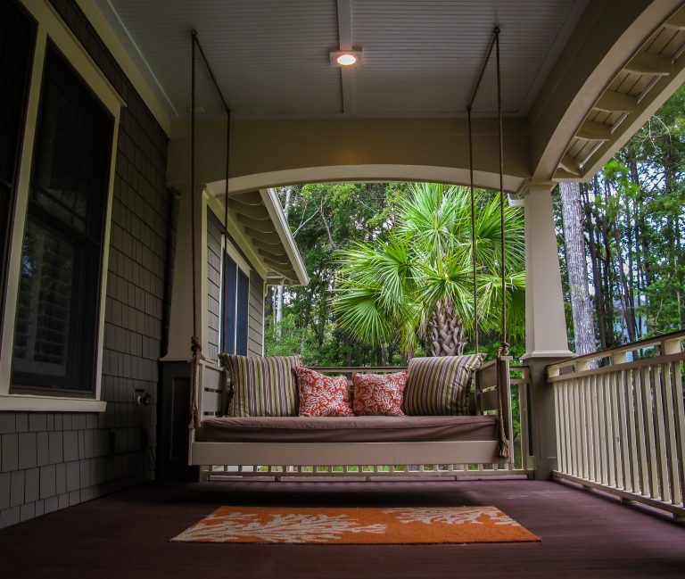 Inspiration for a craftsman porch remodel in Charleston by SLC Architect LLC | Outdoor Photos | Porch | Landscaping | Landscape Design | Outdoor Living Space | Porch Design Ideas | Outdoor Living Space Ideas | Backyard Design