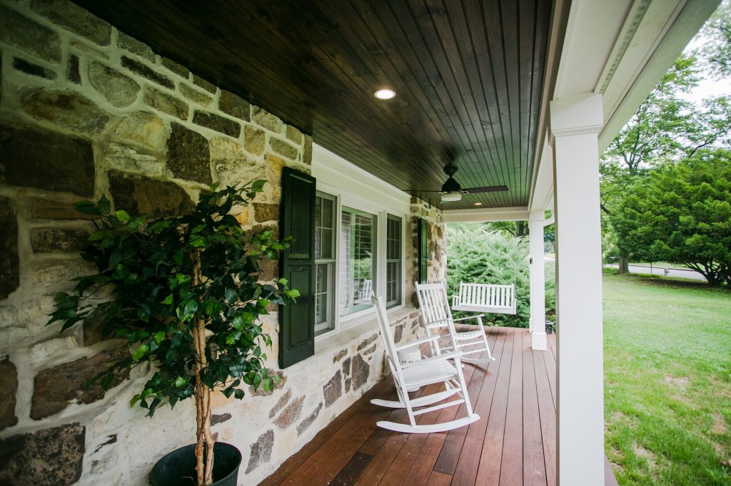 Inspiration for a craftsman porch remodel in Philadelphia by RenoFi | Outdoor Photos | Porch | Landscaping | Landscape Design | Outdoor Living Space | Porch Design Ideas | Outdoor Living Space Ideas | Backyard Design