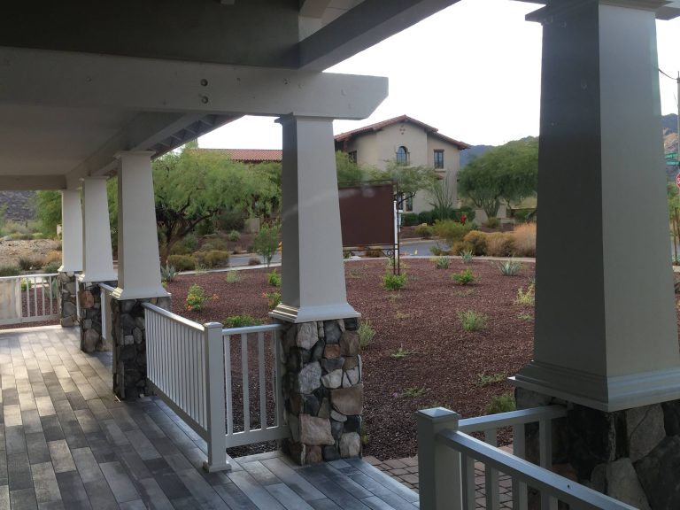 Inspiration for a craftsman porch remodel in Phoenix by Steg Custom Homes Inc. | Outdoor Photos | Porch | Landscaping | Landscape Design | Outdoor Living Space | Porch Design Ideas | Outdoor Living Space Ideas | Backyard Design