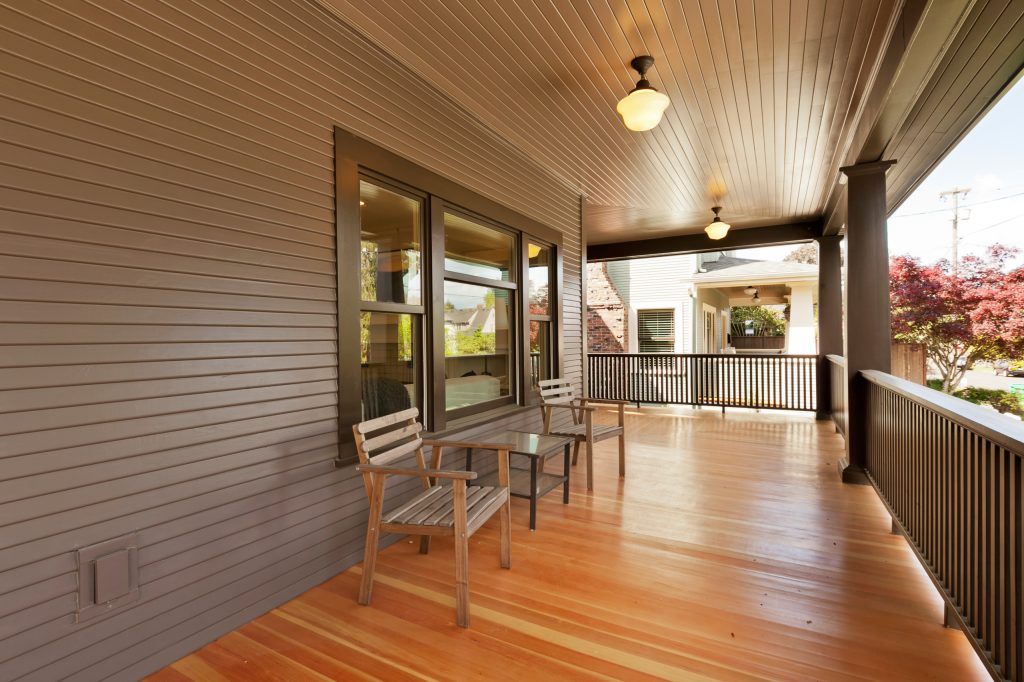 Inspiration for a craftsman porch remodel in Portland by Complete Construction | Outdoor Photos | Porch | Landscaping | Landscape Design | Outdoor Living Space | Porch Design Ideas | Outdoor Living Space Ideas | Backyard Design