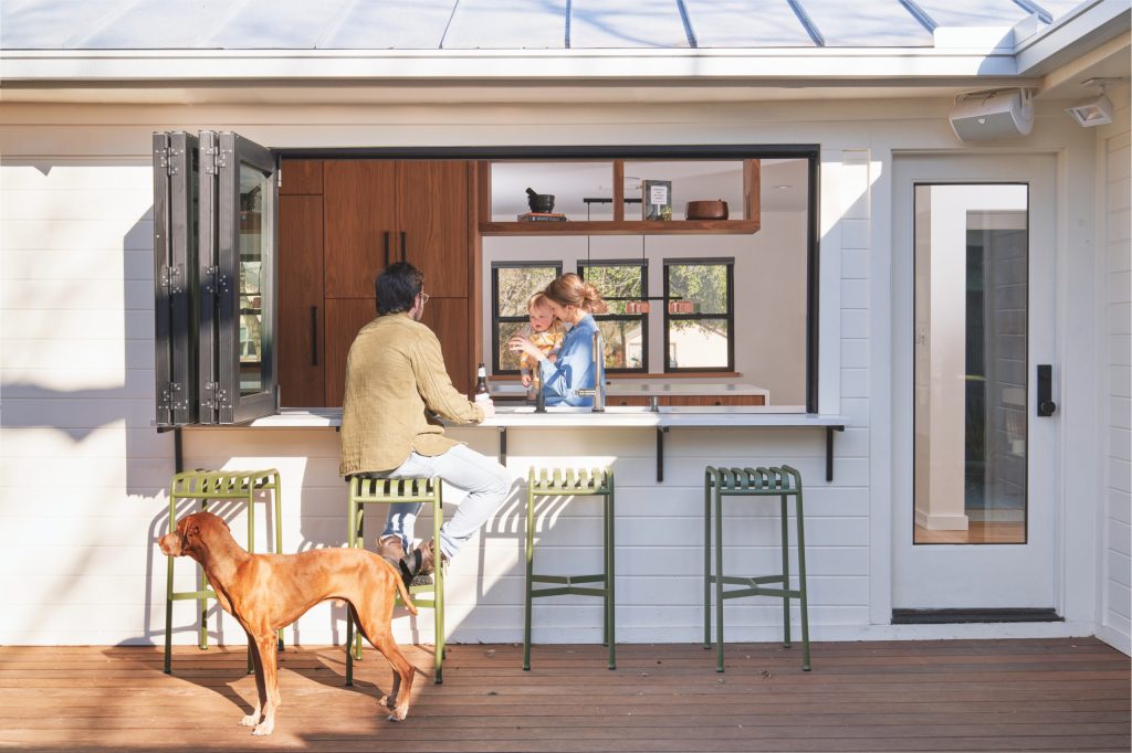 Inspiration for a farmhouse deck remodel in Austin