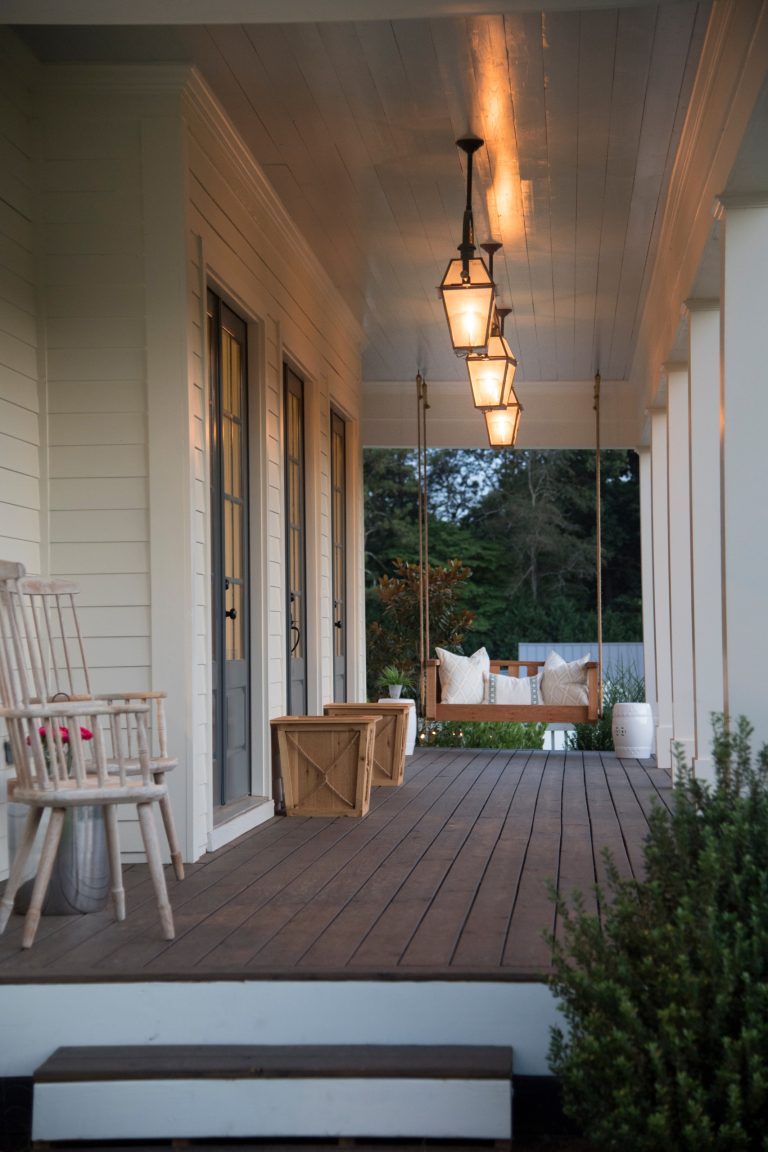 Inspiration for a farmhouse porch remodel in Atlanta by Benner Home Concepts | Outdoor Photos | Porch | Landscaping | Landscape Design | Outdoor Living Space | Porch Design Ideas | Outdoor Living Space Ideas | Backyard Design