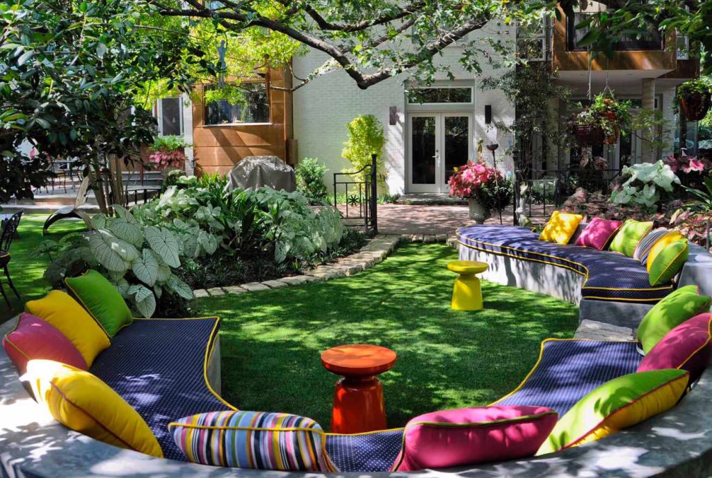 Inspiration for a large transitional backyard landscaping in Other.